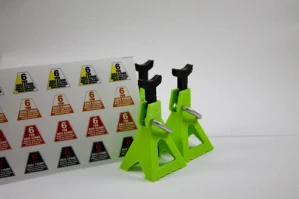 Axle stand set