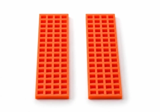 přejezdové desky waffle board oranžové